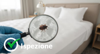 Ispezione cimici dei letti biocimex azienda leader nella disinfestzione